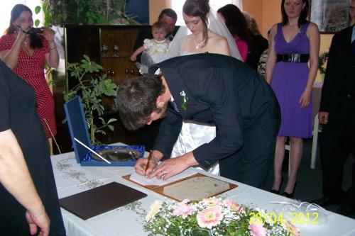 2. svatba v Píšťanech 28.4.2012