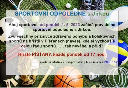 Sportovní odpoledne s Jirkou