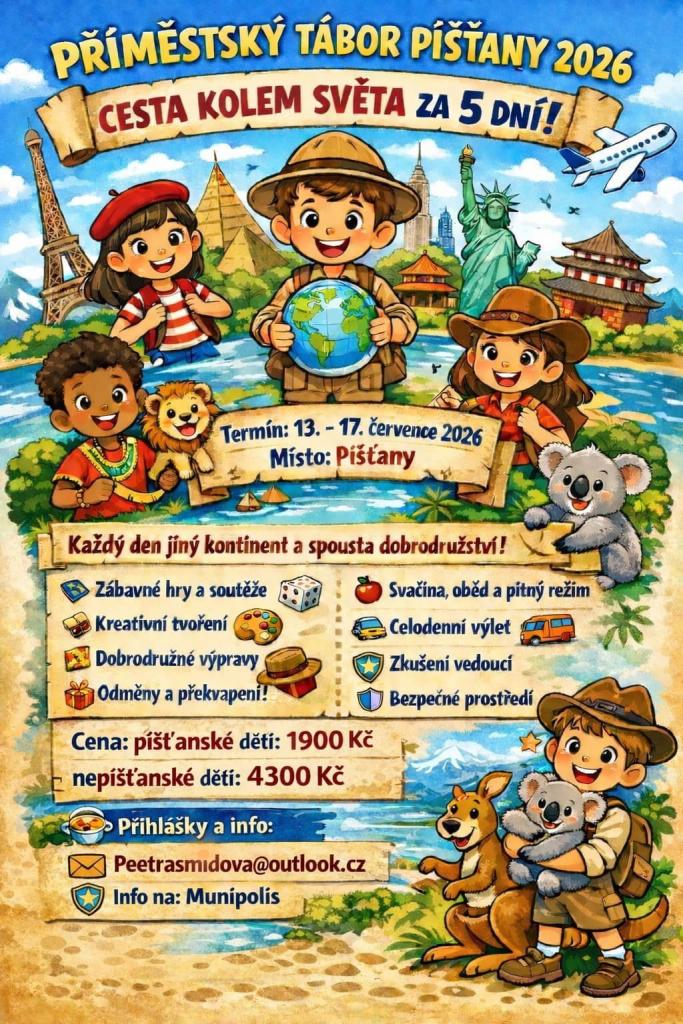 Píšťanský tábor 13.-17.7.2026