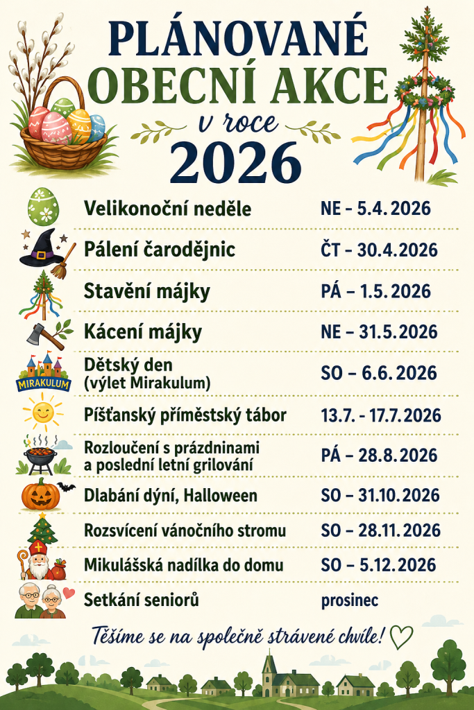 obecní akce 2026